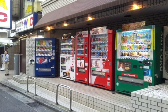 觸摸屏式自動售貨機在東京成為主流-自動販賣機